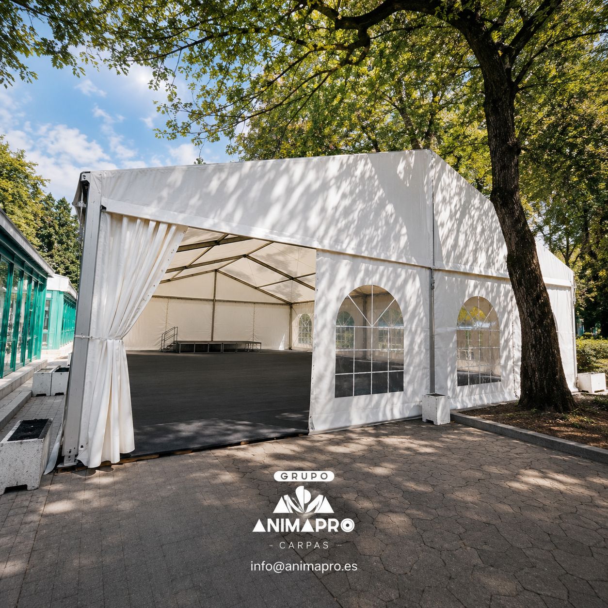 Carpa exterior para eventos